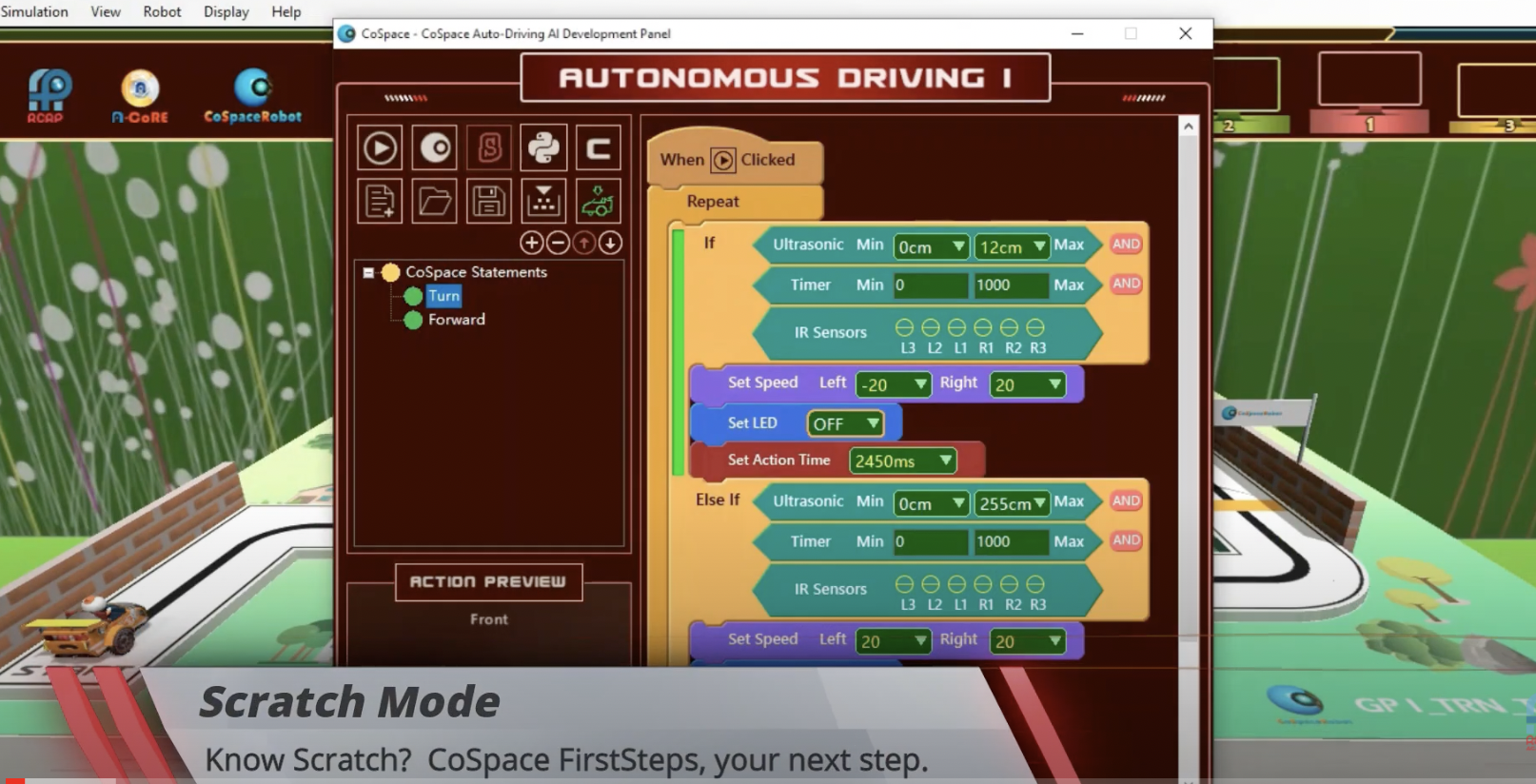 CoSpcace Autonomous Driving Stimulator Beginner Course